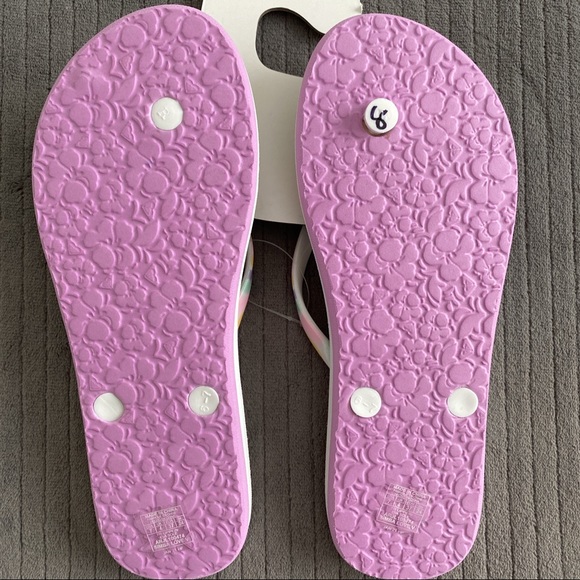 NEW ROXY Logo Flip Flops - Picture 5 of 7